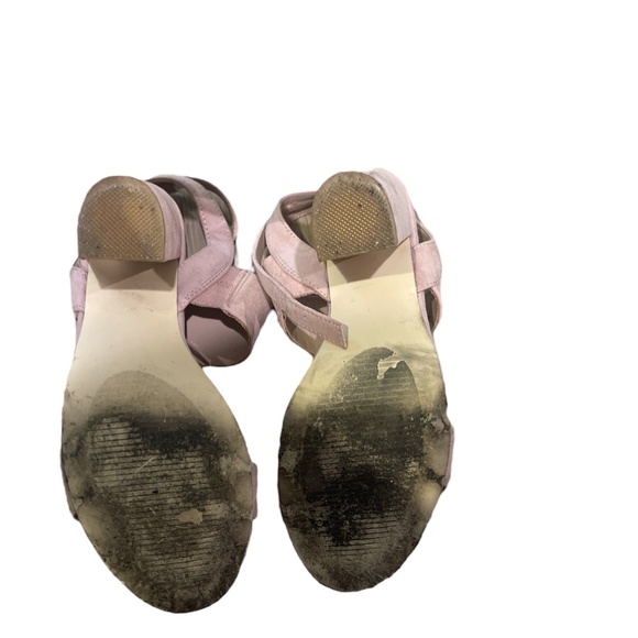 Justfab Pink Perenna Heeled Sandals Size 7 - Picture 4 of 6